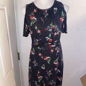 Avon women’s floral open shoulder dress